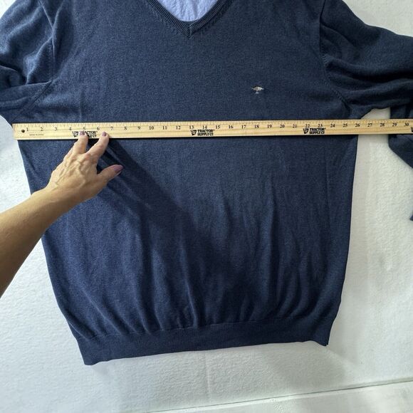 Mens Fynch-Hatton Superfine 3-Ply Cotton Sweater Size 3X Crew Neck Pullover - Picture 6 of 7
